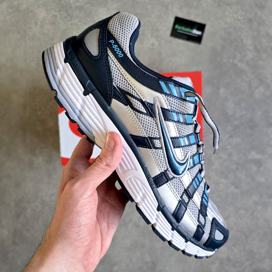 NIKE P6000s Armory Navy Flat Silver